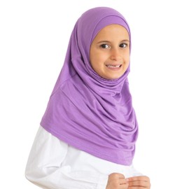 Prien Hijab For Children, Turkish Headscarf Girls, Muslim Women's Scarf, Viscid Scarf, Islam Headscarves, Muslim Women Khimar Abaya, Easy Clothing, Tesettür Giyim, purple