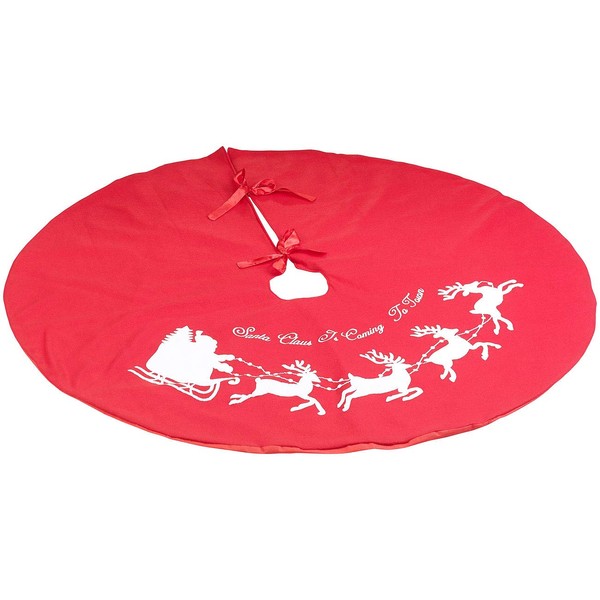 Pearl Christmas tree blanket: Christmas Tree Blanket in Red &