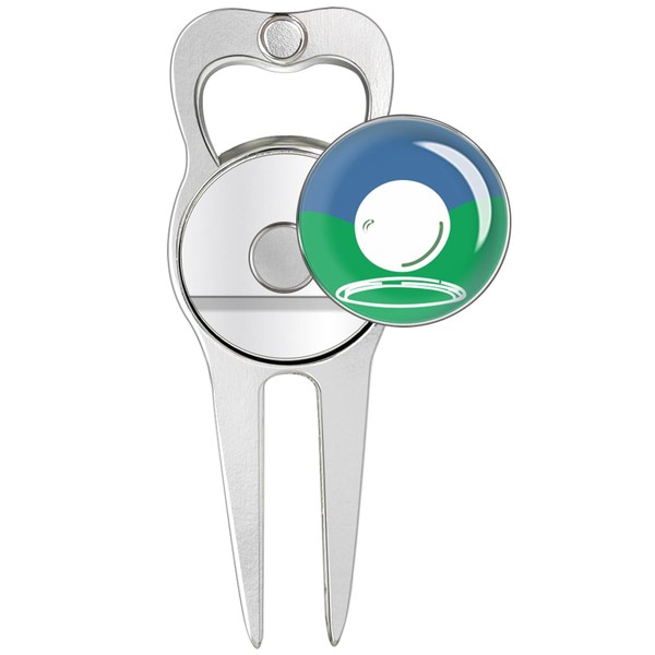 DYDESI 5-in-1 Golf Divot Tool with Funny Magnetic Ball Marker
