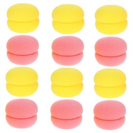 Healeved 12 Pack Soft Hair Rollers Sponge Curlers for Women Gentle on Hair Fashion Accessory