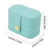Joyero Organizador, Pequeño Estuche de Almacenamiento de Joyas de Viaje