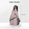 COFEIYISI Leopard Print Sling Bag for Women - Elegant Rose