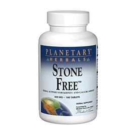 Planetary Herbals Stone Free 820mg Supplement Herbal Support - 180 Tablets (Pack of 2)