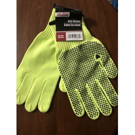 TOOL BENCH Knit Gloves with Dotted Rubber Material Grip, One Size Fits Most Tool Bench