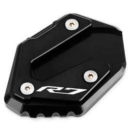 Modeer For Yamaha YZF R7 2021-2023 Motorcycle Side Stand Extension Enlarge Plate Pad YZF R7 YZFR7 R 7 Accessories Colour Black