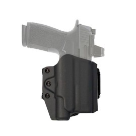 SIG SAUER P365-XMACRO OWB BlackPoint Tactical Light-Bearing Optic-Ready Black Concealed Carry Pistol Holster, Belt Loop Attachment, FOXTROT2R Light & Slide-Mounted Reflex Sight Compatible - Right Hand
