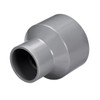 sourcing map PVC DWV Reducing Coupling Schedule 40 Gray 40mm