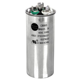 SHOPCORP AC Capacitor 80uf 370 VAC or 440 Volt - 80/5 CBB65 HVAC Run Capacitor 80+5 MFD - UL Listed - Soft Start Kit for Condenser Straight Cool, Heat Pump or Air Conditioner