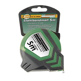 Brüder Mannesmann M80515 Tools, Steel Measuring Tape 5m, 1 Piece