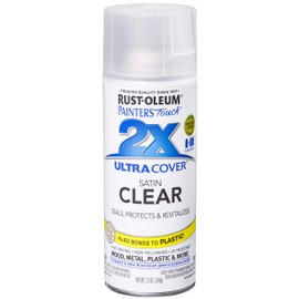 Rust-Oleum 249845-6 PK Painter's Touch 2X Ultra Cover, 6 Pack, Satin Clear