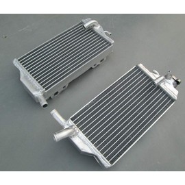 Aluminum radiator & Y hose for Honda CR250R CR250 2002 2003 2004 (RED)