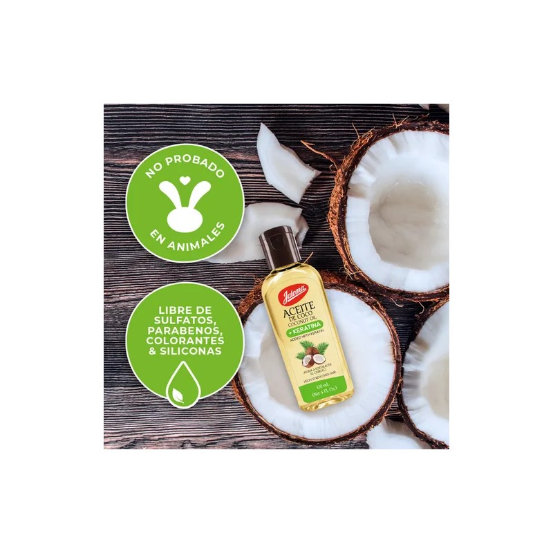Aceite De Coco Jaloma 120 ml para nutrir y humectar