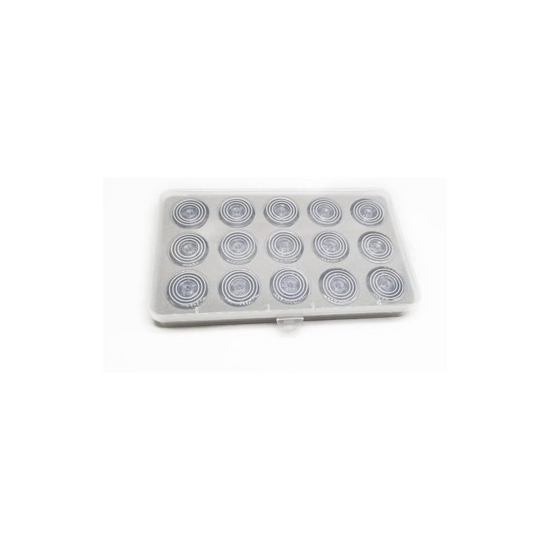Bequilter 15pcs/Box Plastic Bobbins #163131 Compatible with Singer Touch n