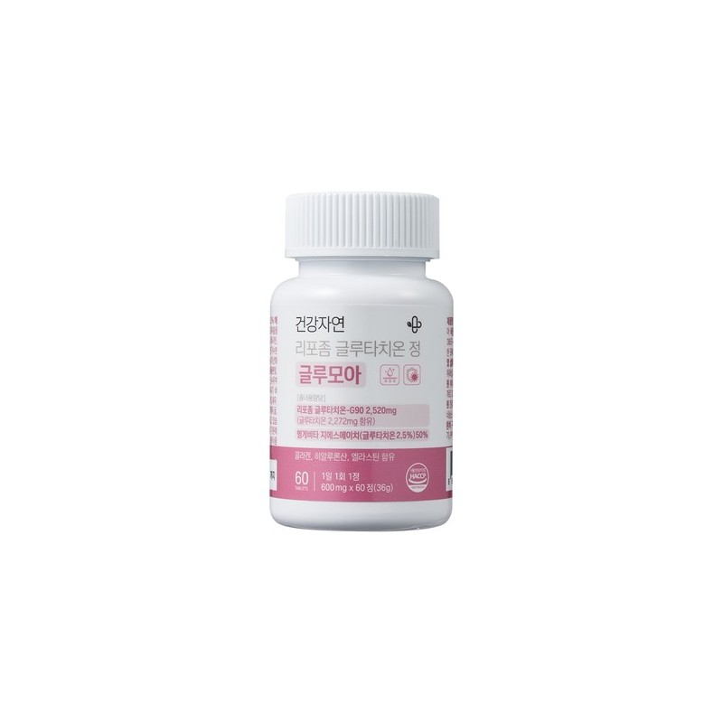 Geongang Jayeon Liposome Glutathione Glumoa 60 Tablets (4 packs) /