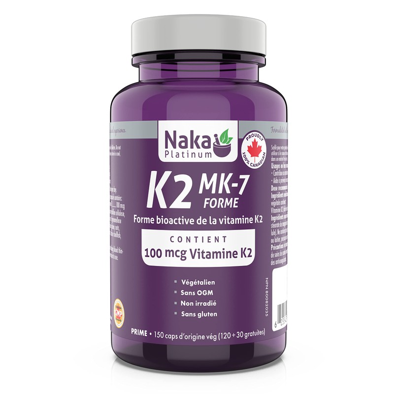 Naka Pro Herbs Naka Platinum K2 (mk-7 Form) 100mcg 150