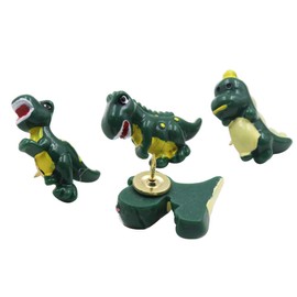 KOTU 24 Pack Decorative Thumbtacks Creative Dinosaur Shape Pushpins Drawing Pins for Feature Wall, Whiteboard, Corkboard, Photo Wall