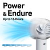Bluefeel Portable Handheld Turbo Fan, 5-Speed Mini Personal Fan with