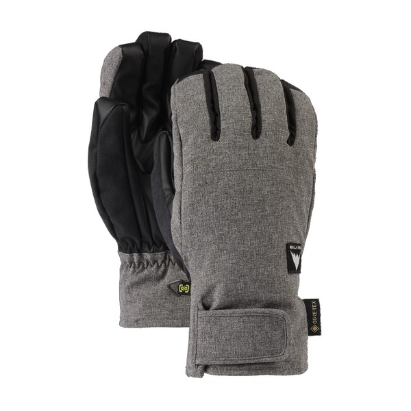 Burton Men's Standard Reverb Gore‑TEX Gloves, Gray Heather, Small