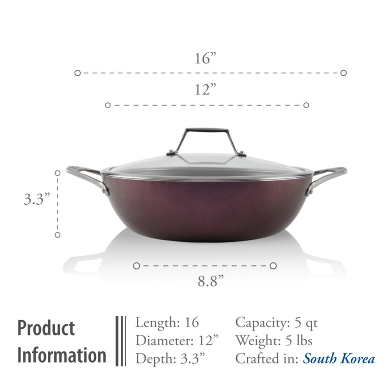 TECHEF - Art Pan Collection, 5 Qt / 12-in Nonstick