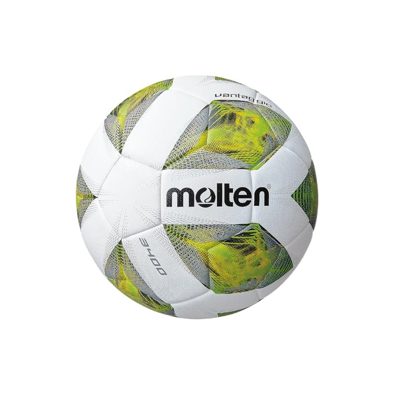 Molten F3A3400-G Training Ball White/Green/Silver 3