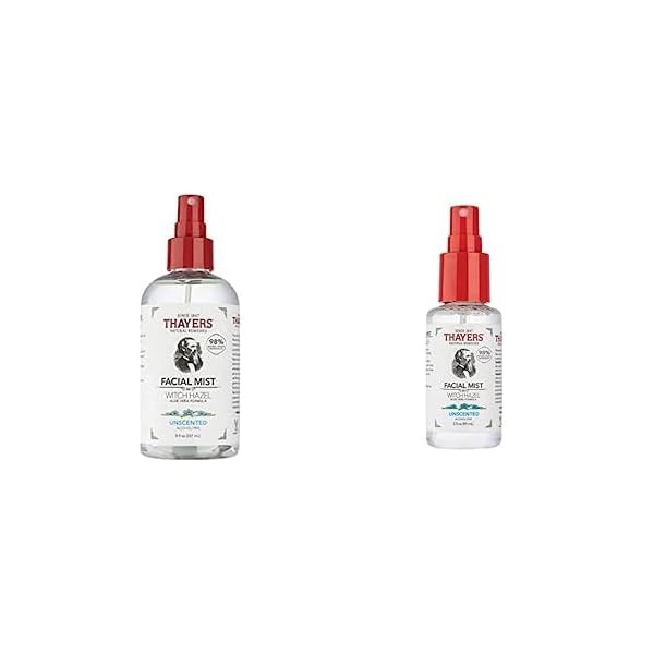 THAYERS Alcohol-Free Witch Hazel Facial Mist Toner with Aloe Vera,
