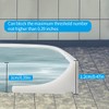 39 Inches Water Barrier for Sink, Shower Threshold Water Dam