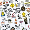 Generic Beer Sticker Decals for Cooler, Drink, Adults - Matte,