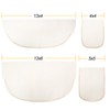 BEEOS 5x5 Transparent Lace for Wig Making, 5 Pieces Lace
