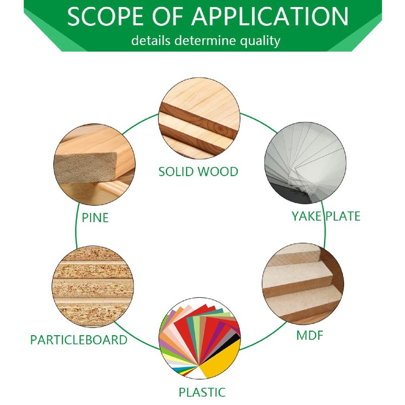 Flush Trim Bit Up Cutter CNC Spiral Milling Router 1/4