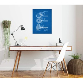 Reversible Ratchet-wrench Patent Print Blueprint (16" x 20") M13693