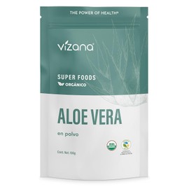 VIZANA NUTRITION | Aloe Vera Orgánica Certificada USDA en Polvo 100 g
