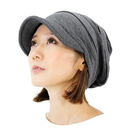 JIRROUZ Loose Soft Newsboy Cap (All Seasons All-Purpose Triple Tack Soft Cap) Unisex (6 Colors Available), gray (dark gray)