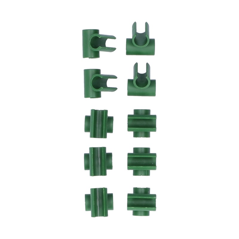 100Pcs Gardening Fixed Cross Clip Plastic Plant Buckle Clamp Clip