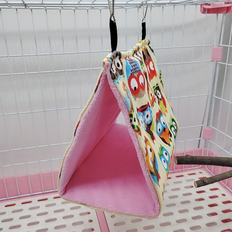Bird Nest House Bed Parrot Habitat Cave Hanging Tent Weight-Bearing