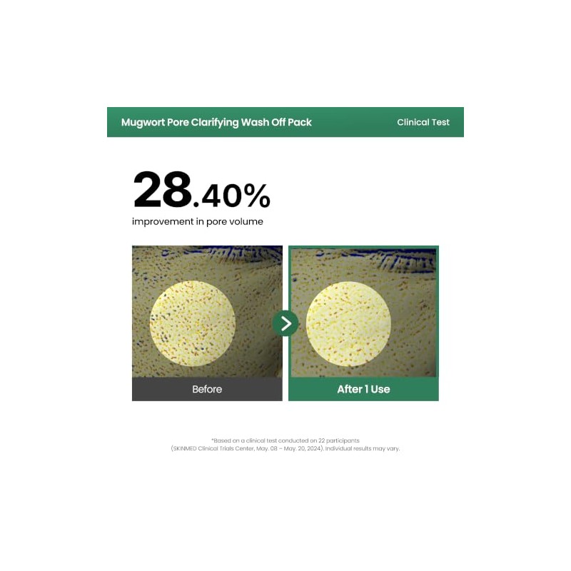 AXIS-Y - Mugwort Pore Clarifying Wash Off Pack - Mascarilla