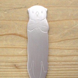 Katsurika Shoji PS-5420 Aluminum Ice Spoon, Sea Otter, Silver