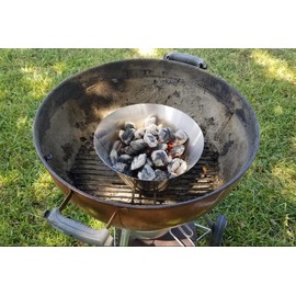 Uniflasy BBQ Whirlpool for Weber Kettle 22, 26.75 Inches WSM Weber Smokey Mountain for Big Green Egg XL Kamado Cone Kettle Charcoal Grill Accessories for Weber Master Touch 22