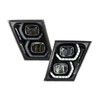 EVERESTHD Pair Fog Lights Full LED Auxiliary Driving Bumper Lamp