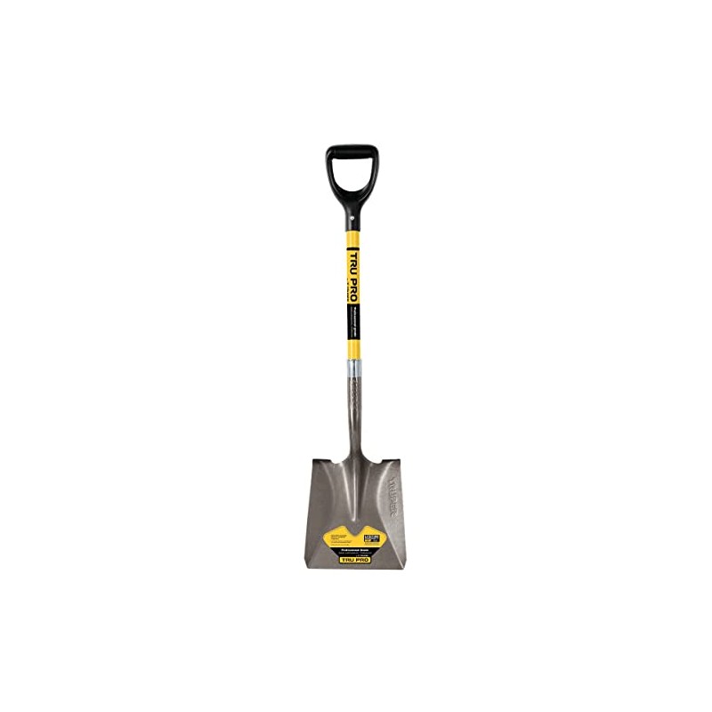 Truper 31201 Tru Pro 29-Inch Square Point Shovel with Fiberglass