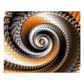 CafePress Intervolve Orange Large Puzzle, 500 pcs.
