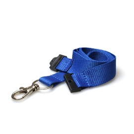 ALG ID Cards® 20mm Polyester Lanyard with Double Sided ID Card Badge Holder (Blue)