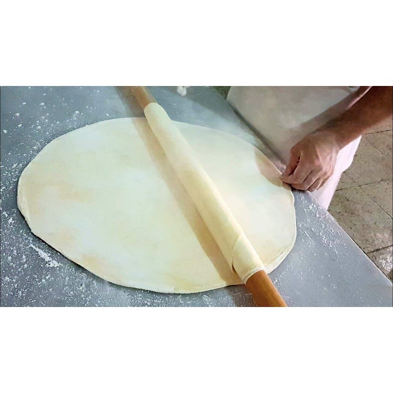 Rolling Pins for Baking Pizza and Dough, Hardwood Sturdy Handle
