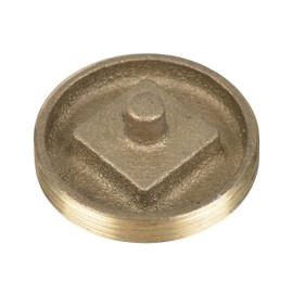 Oatey 42741 2 in. Brass Cleanout Plug with Recessed Head