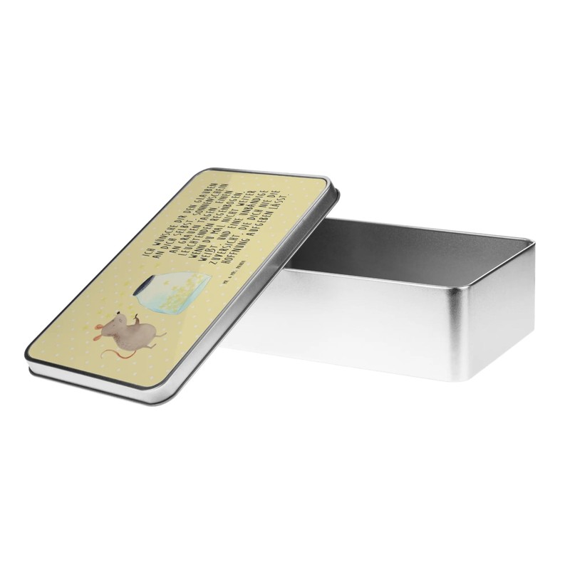 Mr. & Mrs. Panda Metal Tin Rectangular Mouse Stars Gift