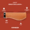 CONTEC Ergo Exclusive+ Bicycle Grips Premium Leather D3 Tri-Component Ergonomic