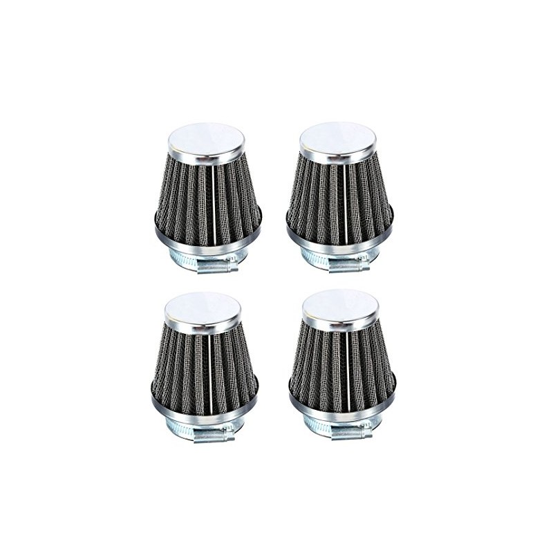 4 Pack Universal Performance High Flow Clamp On Chrome Pod
