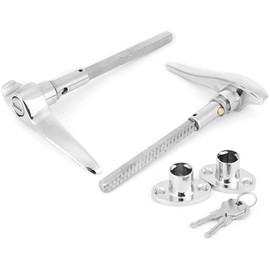 Chrome Outside Door Handles Compatible with Ford 1928 Model 3 Window Coupe 1932-1934 Stainless Steel Outside Locking Door Handles