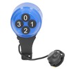Bike Alarm Horn Electric Bicycle Security Bell Waterproof ABS Adjustable