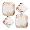 HOME & HOOPLA Sweet Muted Floral & Matte Gold Paper