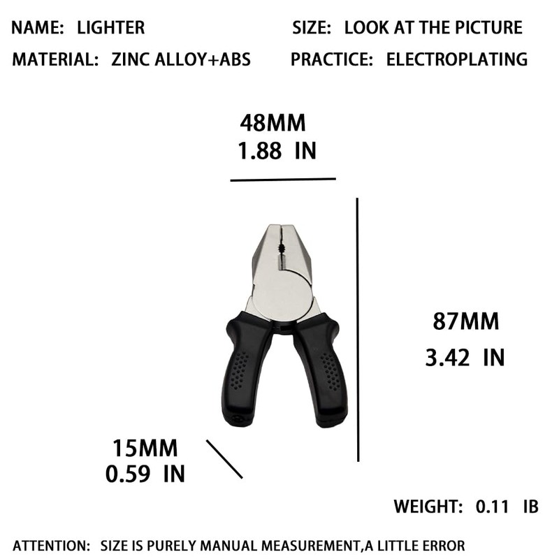 Creative Novel Tool Shape Lighter - Windproof Jet Torch, Refillable